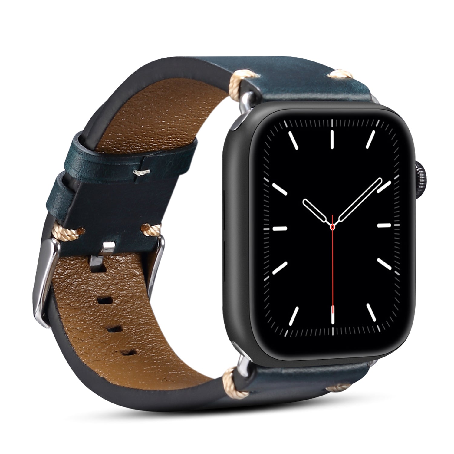 For Apple Watch Series 8 7 41mm Series 6 5 4 SE SE (2022) 40mm Series 3 2 1 38mm DOL Cowhide Leather Watch Band Adjustable Pin Buckle Replacement Wrist Strap For Apple Watch Series 8 7 41mm Series 6 5 4 SE SE (2022) 40mm Series 3 2 1 38mm DOL Cowhide Leather Watch Band Adjustable Pin Buckle Replacement Wrist Strap
